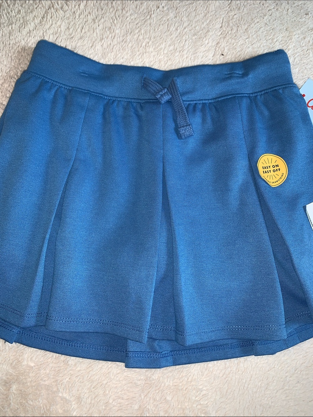 NWT Cat & Jack Blue Pleated Skort Skirt 8